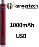 Kangertech EVOD baterie s USB 1000mAh Red