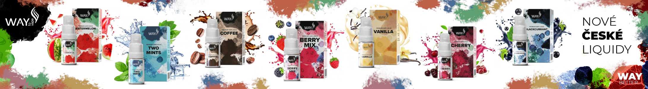 České liquidy Way to Vape