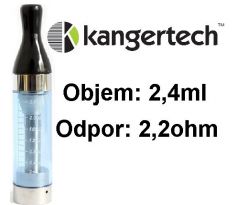 Kangertech CC/T2 clearomizer 2,4ml 2,2ohm Blue