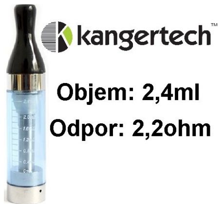 Kangertech CC/T2 clearomizer 2,4ml 2,2ohm Blue