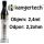 Kangertech CC/T2 clearomizer 2,4ml 2,2ohm Clear