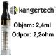 Kangertech CC/T2 clearomizer 2,4ml 2,2ohm Clear