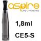 aSpire CE5-S BDC Clearomizer 1,8ohm 1,8ml Silver