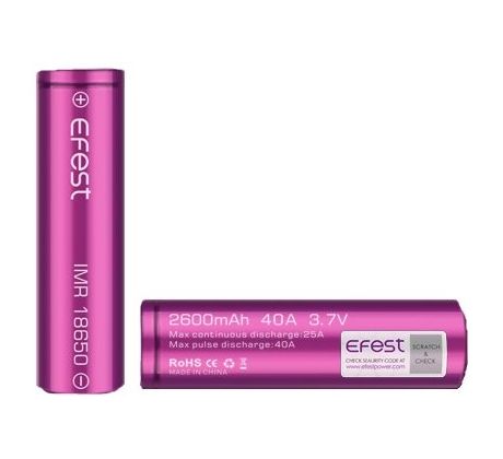 Efest baterie typ 18650 3500mAh 20A