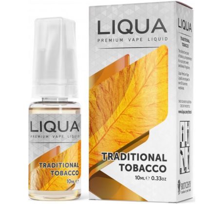Liquid LIQUA CZ Elements Traditional Tobacco 10ml-3mg (Tradiční tabák)