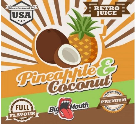 Příchuť Big Mouth RETRO - Pineapple and Coconut