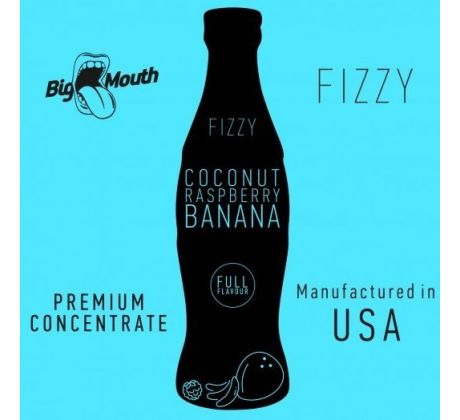 Příchuť Big Mouth FIZZY - Coconut, Raspberry, Banana