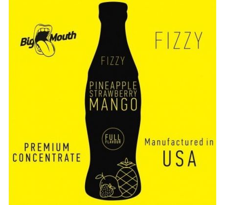 Příchuť Big Mouth FIZZY - Pineapple, Strawberry, Mango