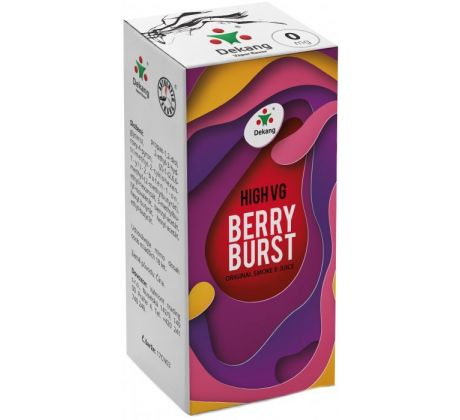 Liquid Dekang High VG Berry Burst 10ml - 0mg (Lesní ovoce s jablkem)