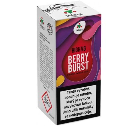 Liquid Dekang High VG Berry Burst 10ml - 6mg (Lesní ovoce s jablkem)