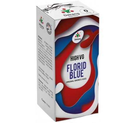 Liquid Dekang High VG Florid Blue 10ml - 6mg (Ledové borůvky)