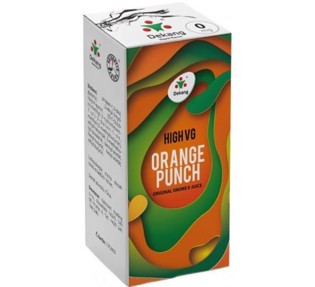 Liquid Dekang High VG Orange Punch 10ml - 3mg (Sladký pomeranč)