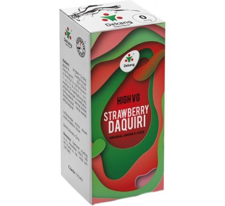 Liquid Dekang High VG Strawberry Daquiri 10ml - 0mg