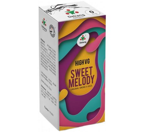 Liquid Dekang High VG Sweet Melody 10ml - 1,5mg (Broskev s citrónem)