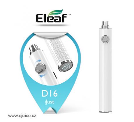 Baterie Eleaf iJust D16 eGo LED (VV) 850mAh (Bílá)