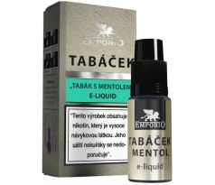 Liquid EMPORIO Tobacco - Menthol 10ml - 6mg