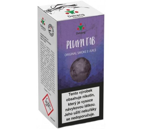 Liquid Dekang Plum TAB 10ml - 11mg  (Sušená švestka)