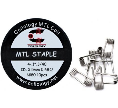   Coilology předmotané spirálky MTL Staple Ni80 0.68ohm