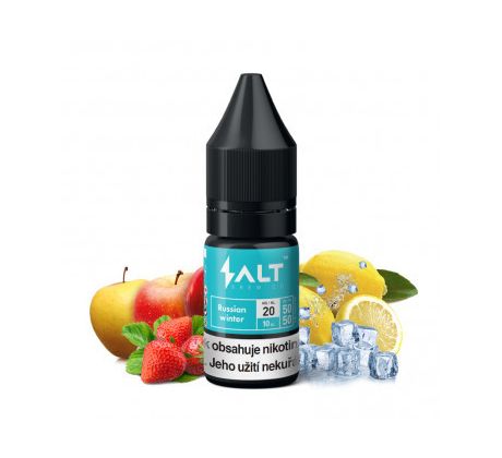 Salt Brew Co 10ml / 20mg: Russian Winter (Ledové jablko, jahoda a citron)