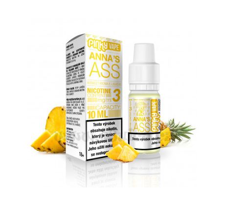 Pinky Vape 10ml / 0mg: Anna's Ass (Ananas)