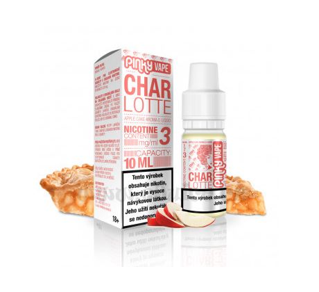 Pinky Vape 10ml / 0mg: Charlotte (Jablečný koláč)