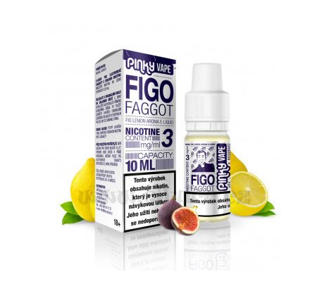 Pinky Vape 10ml / 0mg: Figo Faggot (Fík & Citron)