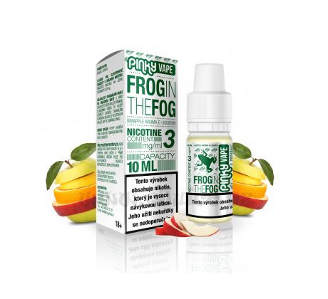 Pinky Vape 10ml / 0mg: Frog in the Fog (Jablko)