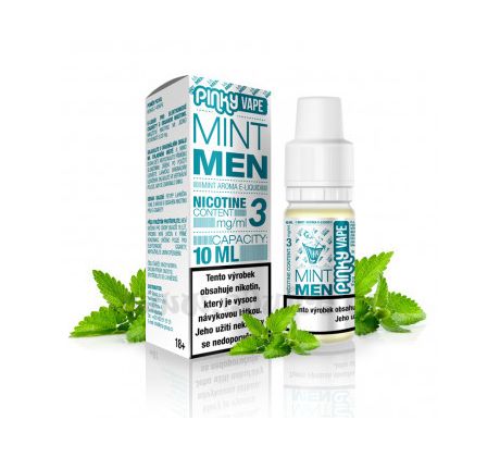 Pinky Vape 10ml / 0mg: Mintmen (Máta)