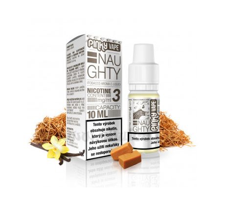 Pinky Vape 10ml / 0mg: Naughty (RY4 tabák)