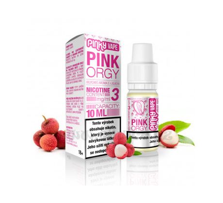 Pinky Vape 10ml / 0mg: Pink Orgy (Liči)