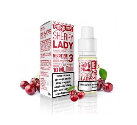 Pinky Vape 10ml / 0mg: Sherry Lady (Višeň)