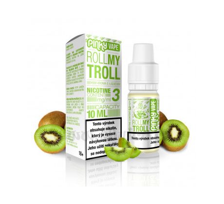 Pinky Vape 10ml / 3mg: Roll My Troll (Kiwi mix)