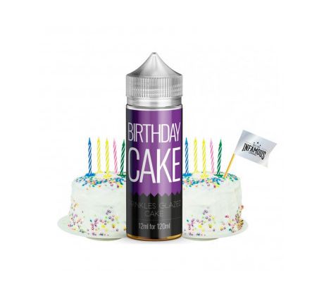 Infamous Originals S&V: Birthday Cake (Sladký narozeninový dort) 12ml