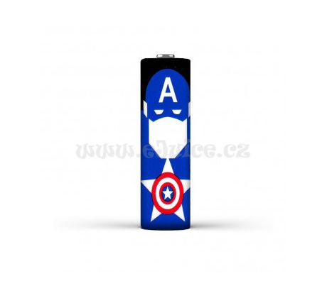Smršťovací folie pro baterie 18650 s potiskem (Captain America)
