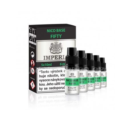 Nikotinová báze IMPERIA 5x10ml PG50-VG50 6mg