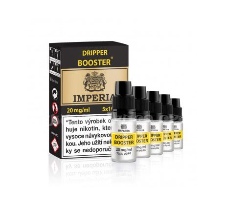 Boudoir Samadhi s.r.o. IMPERIA DRIPPER BOOSTER (70VG/30PG) 5x10ml 20mg