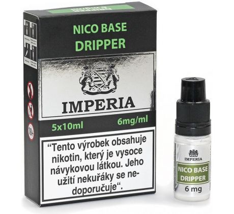 Boudoir Samadhi s.r.o. IMPERIA Nikotinová báze Dripper PG30-VG70 5x10ml 6mg