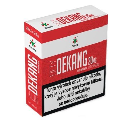 Nikotinová báze Dekang Fifty 5x10ml PG50-VG50 20mg