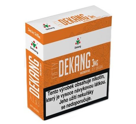 Nikotinová báze Dekang Fifty 5x10ml PG50-VG50 3mg