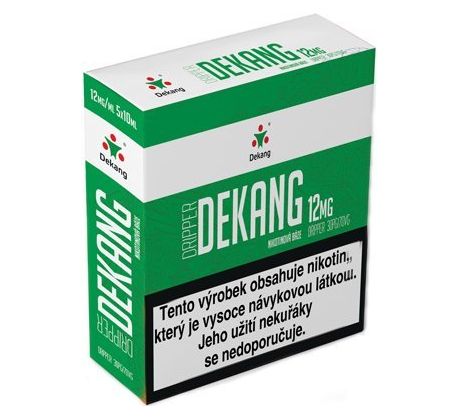 Nikotinová báze Dekang Dripper 5x10ml PG30-VG70 12mg