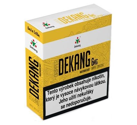 Nikotinová báze Dekang Dripper 5x10ml PG30-VG70 6mg