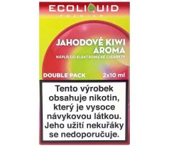 Liquid Ecoliquid Premium 2Pack Strawberry Kiwi 2x10ml - 20mg