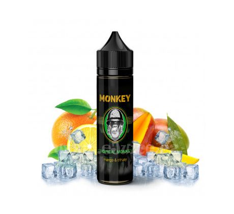 Monkey liquid Tropical Monkey (Citrusový mix s mangem) Shake & Vape 12ml