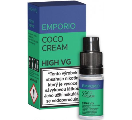 Liquid EMPORIO High VG Coco Cream 10ml - 0mg