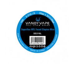 Vandy Vape SS316L MTL Fused Clapton 3m