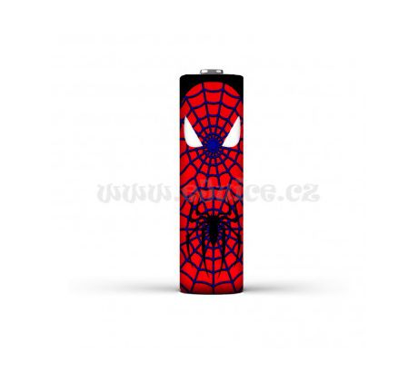 Smršťovací folie pro baterie 18650 s potiskem (Spiderman)