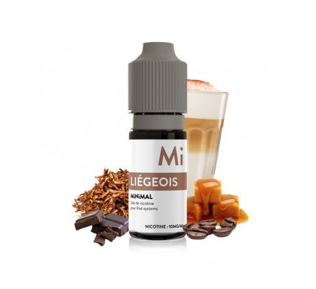 E-liquid The Fuu MiNiMAL 10ml / 10mg: Liégeois (Čokoláda s kávou a karamelem)