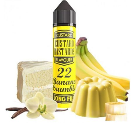 Příchuť Flavormonks Custard Bastards Shake and Vape 12ml No.22 Banana Crumble