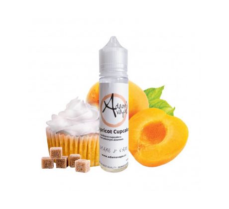 Příchuť Adams vape S&V: Apricot Cupcake (Sladký meruňkový cupcake) 12ml