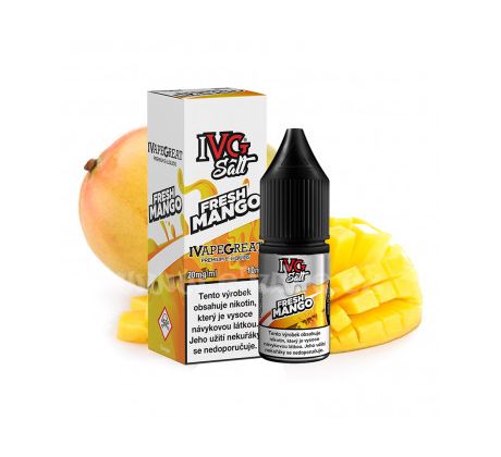 E-liquid IVG Salt 10ml / 10mg: Fresh Mango (Šťavnaté mango)